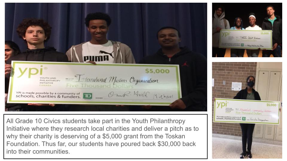 Students raise money for the Youth Philanthropy Initiative Open Gallery